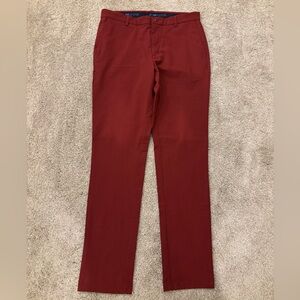 Vineyard Vines OTG On The Go Lightweight Golf Performance Pants Mens 34x34 Red